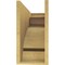 Ekena Millwork 9"W x 27"D x 18"H Classic Mayflower Rough Cedar Woodgrain TimberThane Corbel, Primed Tan CORUR09X27X18MAYRCPR - alternate 3